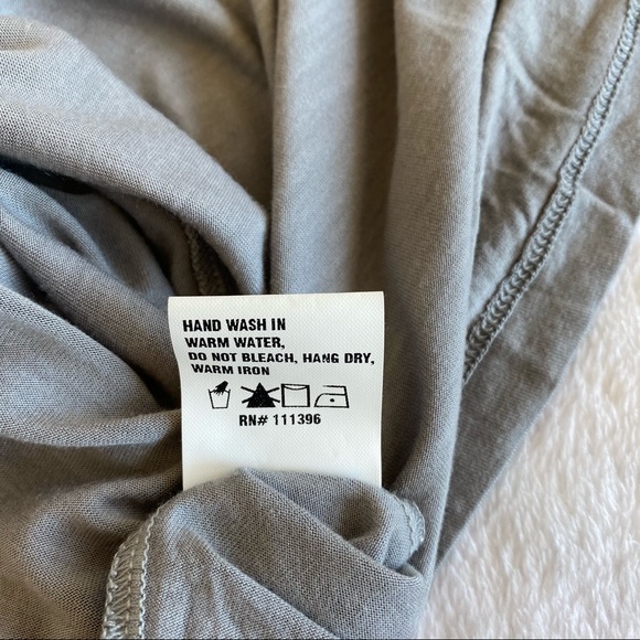 CLU Los Angles Drape Twist T-shirt Dress | L - Picture 8 of 14